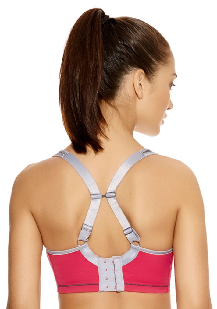 Freya Active Sonic Underwired Moulded Sports Bra - Hot Crimson Available at  The Fitting Room